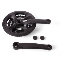Система велосипедная 26&amp;quot; D-EDх3, сталь, 28/38/48T, 170 мм, SQR, с защитой, черный, под карбон