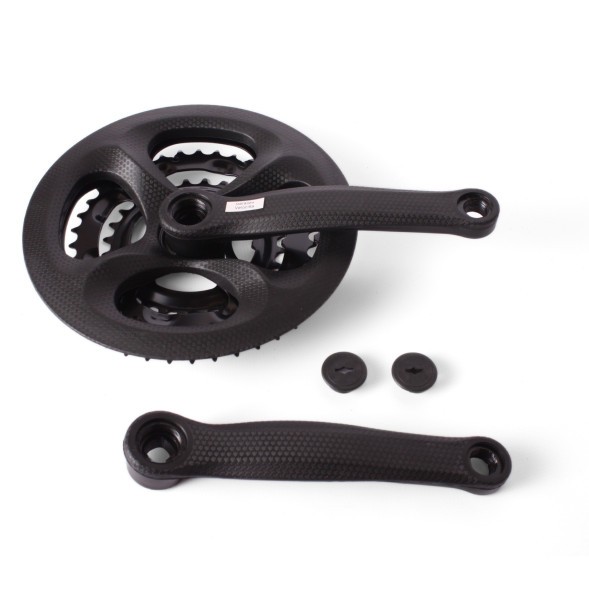 Система велосипедная 26&amp;quot; D-EDх3, сталь, 28/38/48T, 170 мм, SQR, с защитой, черный, под карбон
