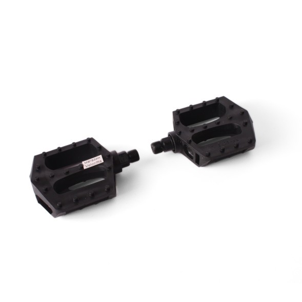 Педали для велосипеда Feimin FP-807B, отражатели, шарикоподшипники, широкие, 85x85 мм, черный