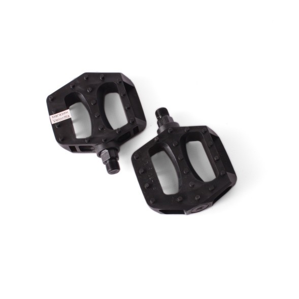 Педали для велосипеда Feimin FP-807B, отражатели, шарикоподшипники, широкие, 85x85 мм, черный