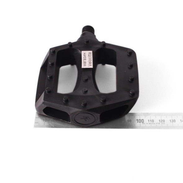 Педали для велосипеда Feimin FP-807B, отражатели, шарикоподшипники, широкие, 85x85 мм, черный