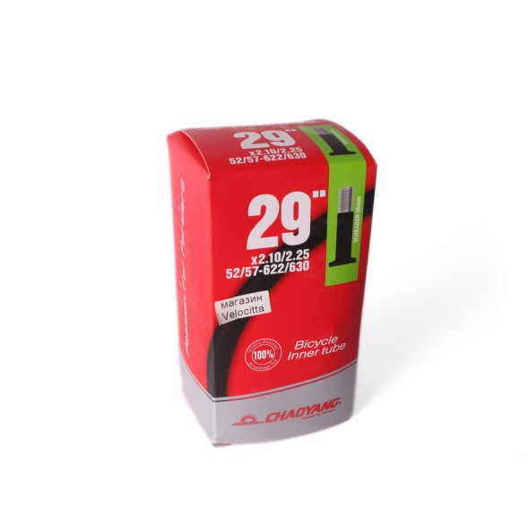 Камера для велосипеда Chaoyang 29&amp;quot;x2.10-2.25 (52/57-622/630), AV -48 мм, инд.упаковка