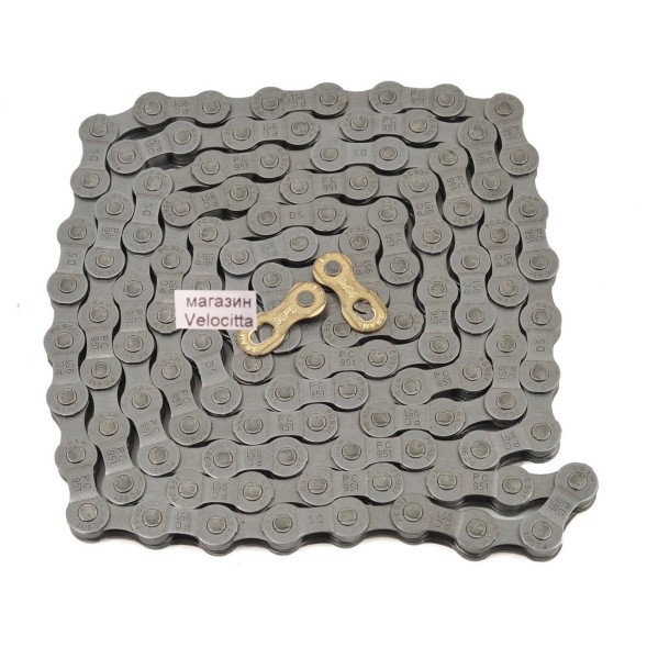 Цепь велосипедная Sram PC-951, 9 скоростная, 114 звеньев, PowerLink