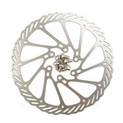 Ротор велосипедный Saiguan SD-06, 180 мм, между болтами 44 мм, хром