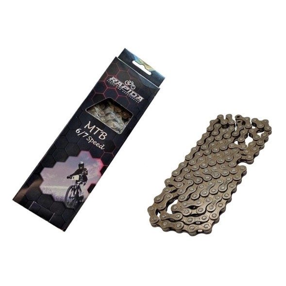 Цепь для велосипеда Rapida KW-M30, 6/7 скор., 116 звеньев, 1/2&amp;quot;x 3/32&amp;quot;, пин, звено 7.3 мм, инд. упаковка
