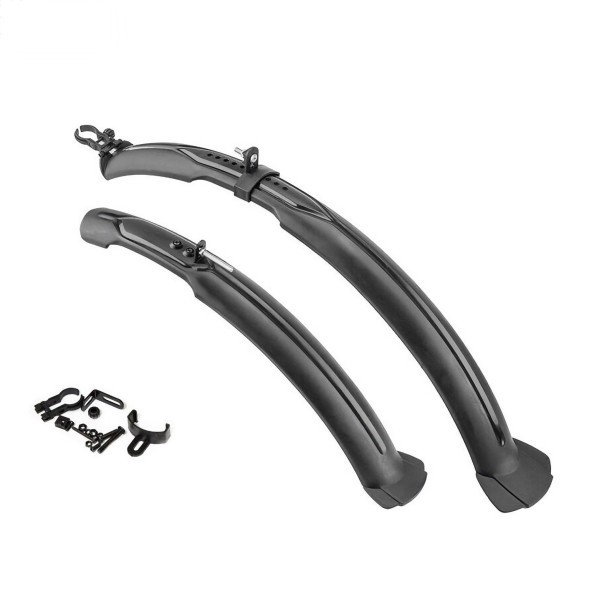 Комплект крыльев удлиненных XGNB-041-2, 27/5&amp;quot;-29&amp;quot;, пластик, регулир., черный