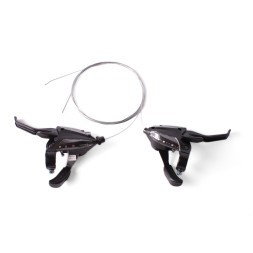 Шифтеры/тормозные ручки ST-EF500-8, 3x6 скоростей, комплект, для Shimano, черный