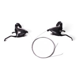 Шифтеры/тормозные ручки ST-EF500-8, 3x6 скоростей, комплект, для Shimano, черный
