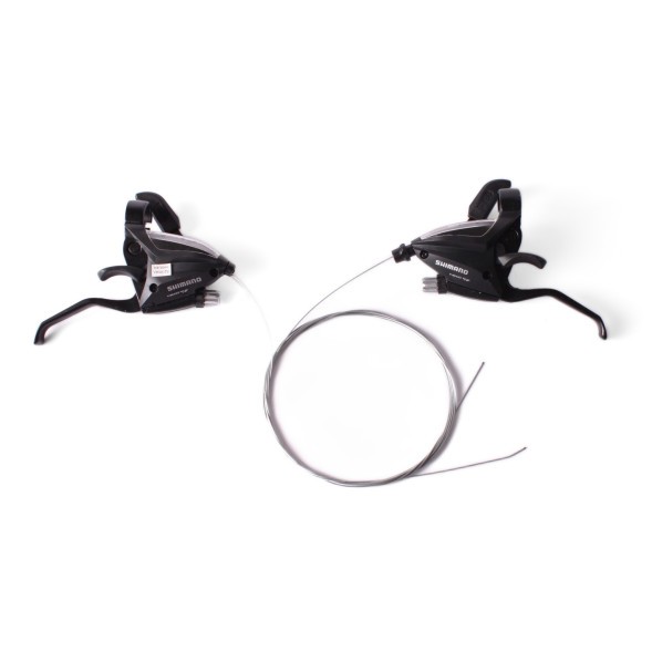 Шифтеры/тормозные ручки ST-EF500-8, 3x6 скоростей, комплект, для Shimano, черный