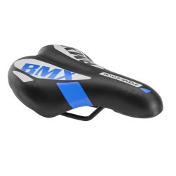 Велоседло подростковое Saddle HF-AZ-5593, 230x145 мм, BMX Style, черный/синий