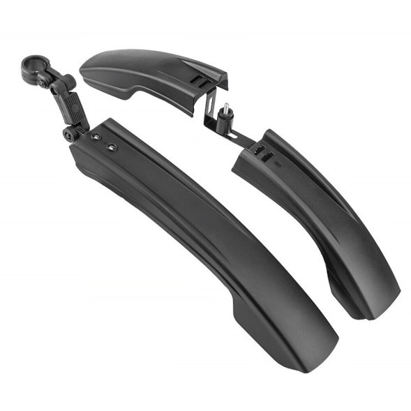 Комплект крыльев (полуфэт) FWXGNB-014, 24&amp;quot;-26&amp;quot;, широкие, черный