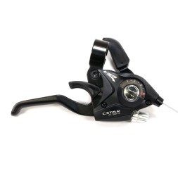 Шифтер/Тормозная ручка Cstar TS60-7-BK правая, 7 скоростная, с тросом, черная