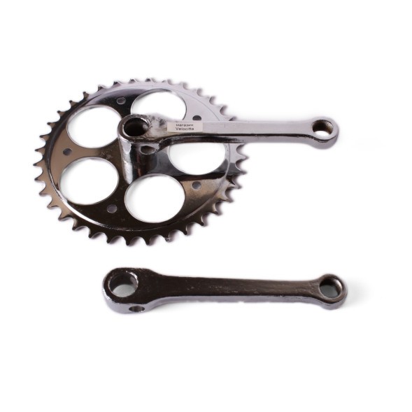 Система шатунов велосипедная, 1 ск, сталь, 20&amp;quot;, 36 зубов, 217 мм, под клин, серебристый