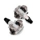 Педали велосипедные Shimano PD-M520, Mountain SPD, ось Cr-Mo, белые, инд. упаковка