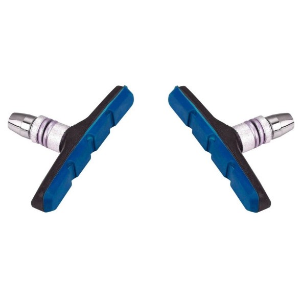 Тормозные колодки Rapida BS-124, 70 мм, V-Brake, 2-х компонентные, синий, упаковка