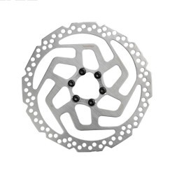 Ротор велосипедный Shimano SM-RT26, диск тормоза 160 мм, под 6 болтов, серебро