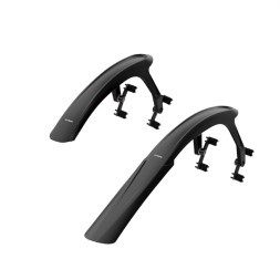 Комплект крыльев RBRL RL-780F/R, ROAD/GRAVEL, 700x28/45C, передне/заднее, на штаны вилки, на задние перья рамы, пластиковые, б/уп.