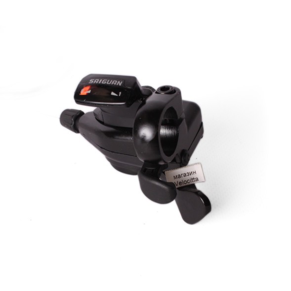 Переключатель для велосипеда Saiguan KD-71-8S, 8 скоростей, правая, шифтер, трос, черный