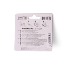 Замок для велосипедной цепи KMC, CL566R, 9 скоростей, 1/2"х11/128", пин 6,6 мм, на блистере, 2 шт.