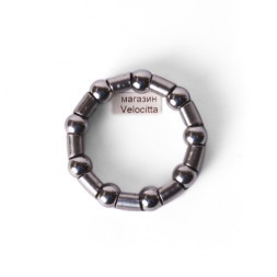 Подшипник велосипедный, для односоставной каретки закрытого типа, ø8 мм x 9 шаров, вн. ø 44.6 мм