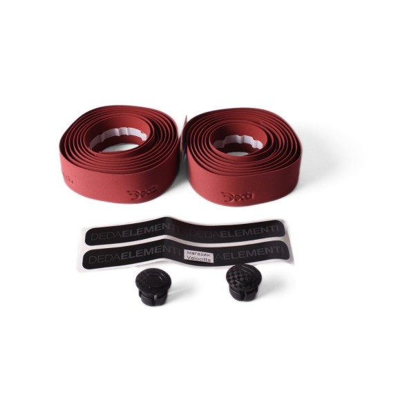 Обмотка руля Deda Tape, Chianti Red Wine, бордовая, крепеж