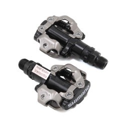 Педали велосипедные Shimano PD-M520, SPD, контактные, черные