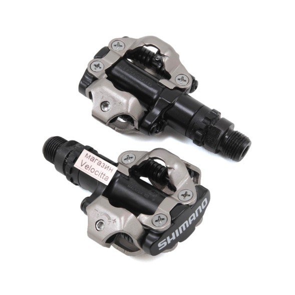Педали велосипедные Shimano PD-M520, SPD, контактные, черные