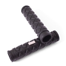 Грипсы велосипедные New Vision SZ-122C, 125 мм, комплект, резиновые, черный