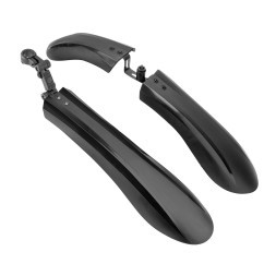 Комплект крыльев XGNB-062-3, 24&amp;quot;-26&amp;quot;, для фэт/полуфэт, широкие, черный