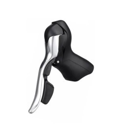 Шифтер/Тормозная ручка Microshift SB083LI левый, 3 speed, с тросом 1800, черно-серебристый, б/уп.