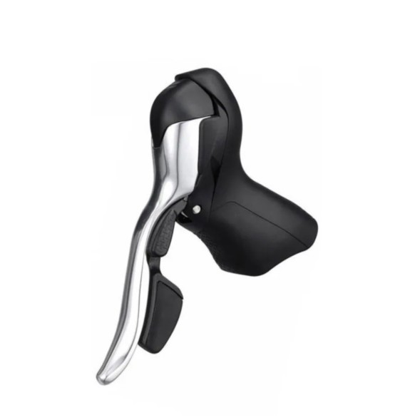 Шифтер/Тормозная ручка Microshift SB083LI левый, 3 speed, с тросом 1800, черно-серебристый, б/уп.