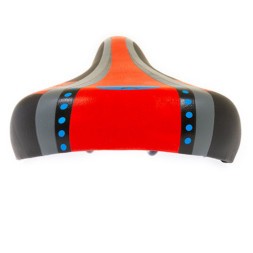 Седло детское Trix Champion, 230х145 мм, черно-красный