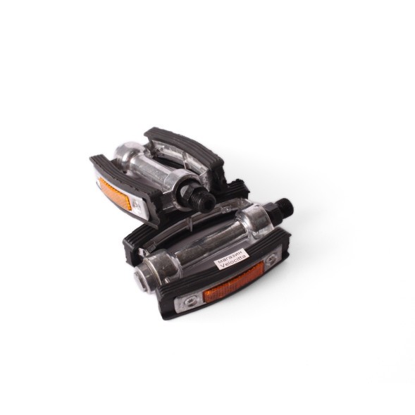 Велопедали алюминиевые (аналог &amp;quot;Ломовской&amp;quot;), овальные, шариковые подшипники, с отражателями, хром