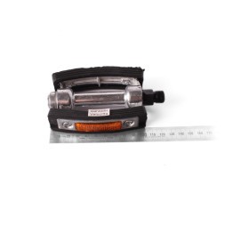 Велопедали алюминиевые (аналог &amp;quot;Ломовской&amp;quot;), овальные, шариковые подшипники, с отражателями, хром