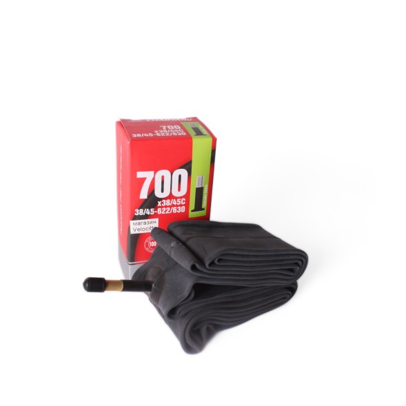 Камера велосипедная Chaoyang 700x38/45C (38/45-622/630), A/V 33 мм, резина бутиловая