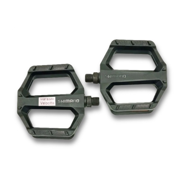 Педали для велосипеда Shimano PD-EF102, E-Bike, широкие, черные