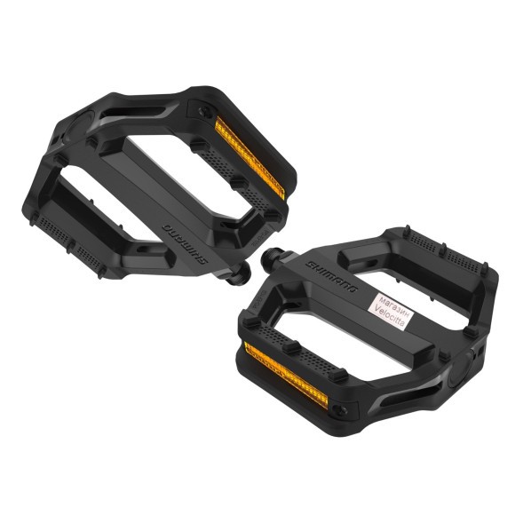 Педали для велосипеда Shimano PD-EF102, E-Bike, широкие, черные