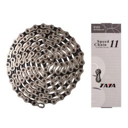 Цепь велосипедная Taya TS-11S, 11 скор., 118L, 1/2&amp;quot;x 9/128&amp;quot;, с замком, инд. упаковка