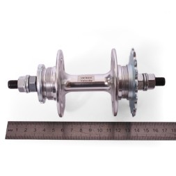 Втулка велосипедная Wang Zheng WZ-A263RB 1S silver, задняя, TRACK FIX, алюминиевая, Flip-Flop, с гайками, 36H, ось 3/8&amp;quot;x120x165 мм, на промподшипнике, box