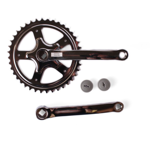 Система шатунов Golden Swallow HDL-S140, звезда на 40 зубов, 1/2&amp;quot;х3/32&amp;quot;, 165 мм, пятилучевая, под квадрат, хром