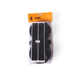 Обмотка руля KMS Silicone/EVA, 30х2150 мм, с барендами, клеевая основа, черный/синий