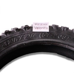 Покрышка Wanda 12" 1/2х2 1/4 (57-203), P1001, черный