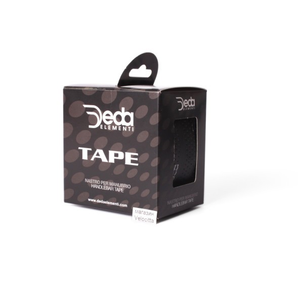 Лента на руль для велосипеда Deda Mistral Tape, с торцевыми заглушками, черная