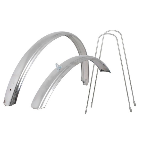 Крылья FD-S24-0-SH, 24&amp;quot;, комплект, переднее/заднее, металлические, с &amp;quot;усами&amp;quot;, хром HD-6