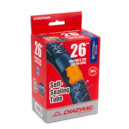 Велокамера Chaoyang 26"x1.95/2.125, FV-48 мм, антипрокольная, бутиловая, 080208F