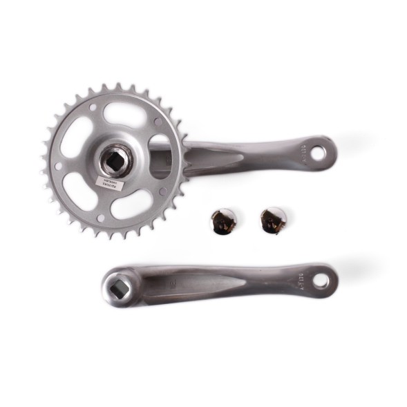 Система шатунов велосипедная, 32T зубьев, 165 мм, квадрат, алюминий, серый