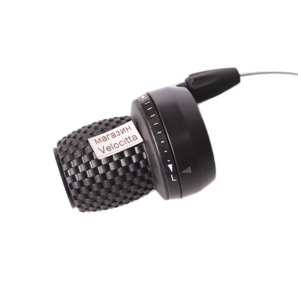 Шифтер велосипедный SunRun SL-KDSG-03C, Gripshft, левый, 3 скор., 22.2 мм, черный