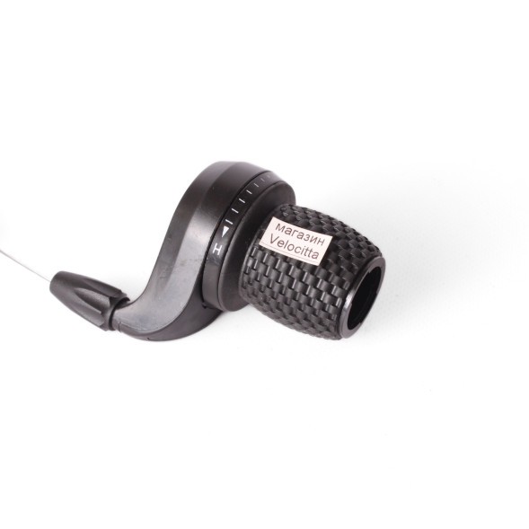 Шифтер велосипедный SunRun SL-KDSG-03C, Gripshft, левый, 3 скор., 22.2 мм, черный