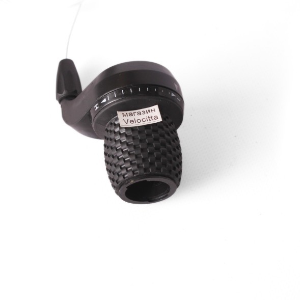 Шифтер велосипедный SunRun SL-KDSG-03C, Gripshft, левый, 3 скор., 22.2 мм, черный