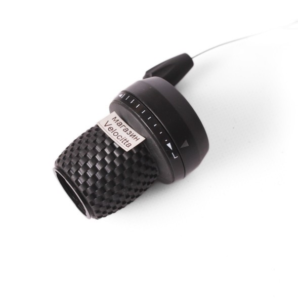 Шифтер велосипедный SunRun SL-KDSG-03C, Gripshft, левый, 3 скор., 22.2 мм, черный